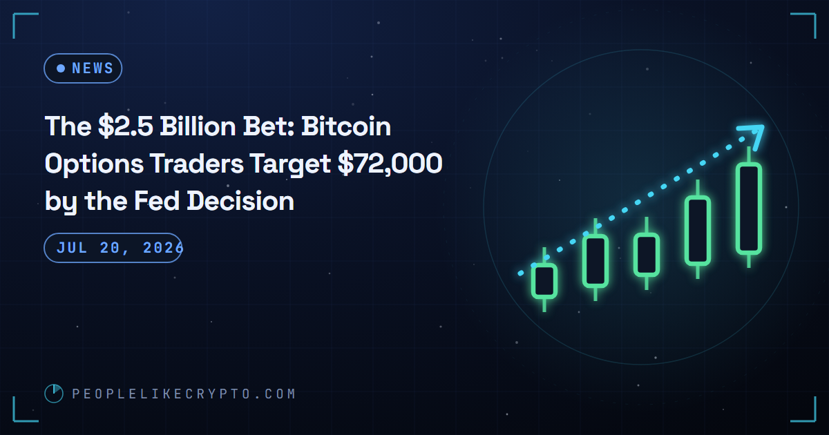 An ascending price curve climbing toward a capped target band on a dark options grid