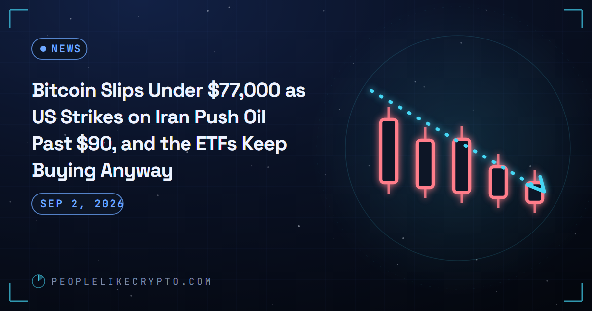 A red candle sliding down a chart while an oil barrel rises on the other side of the frame