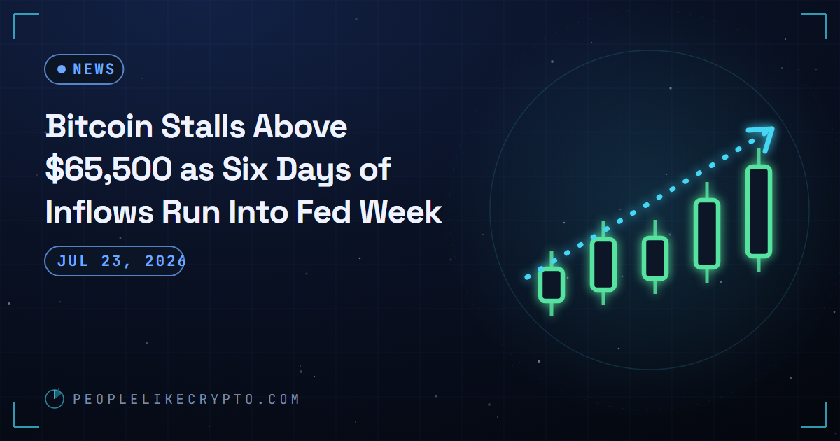 A price line flattening below a resistance shelf with a central bank building on the horizon