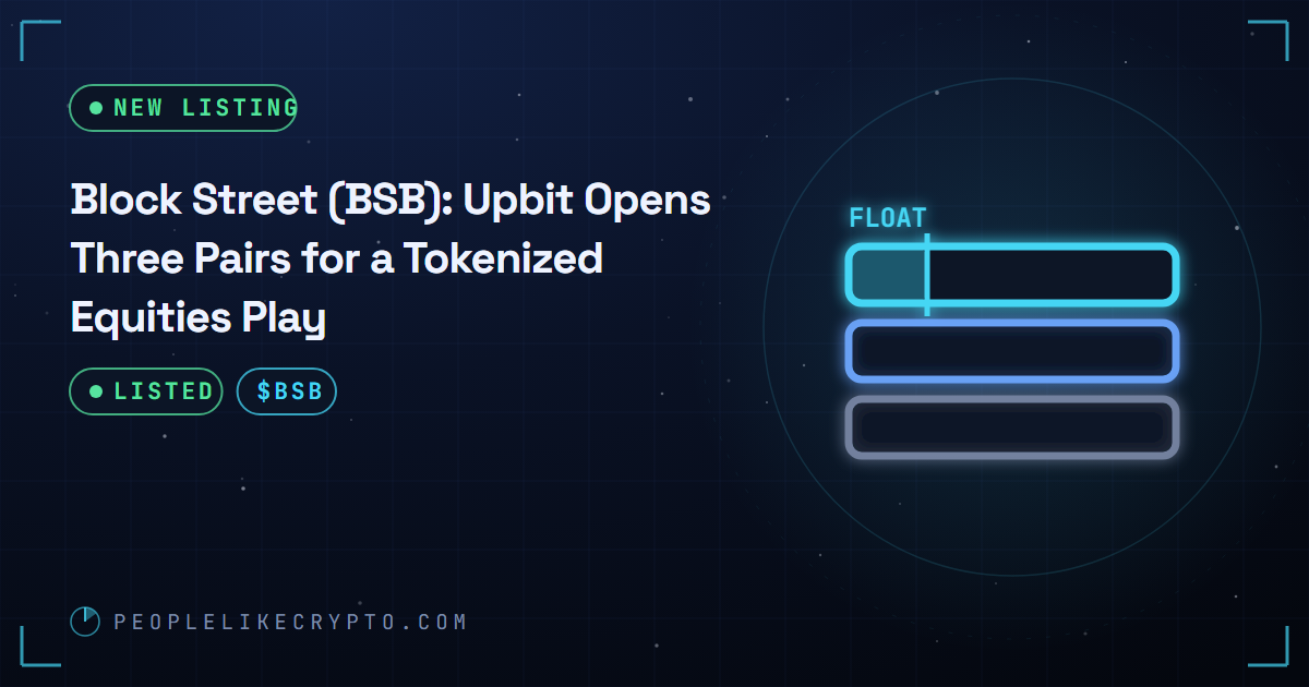 Stacked tokenized share certificates flowing through an exchange gate marked with a won symbol