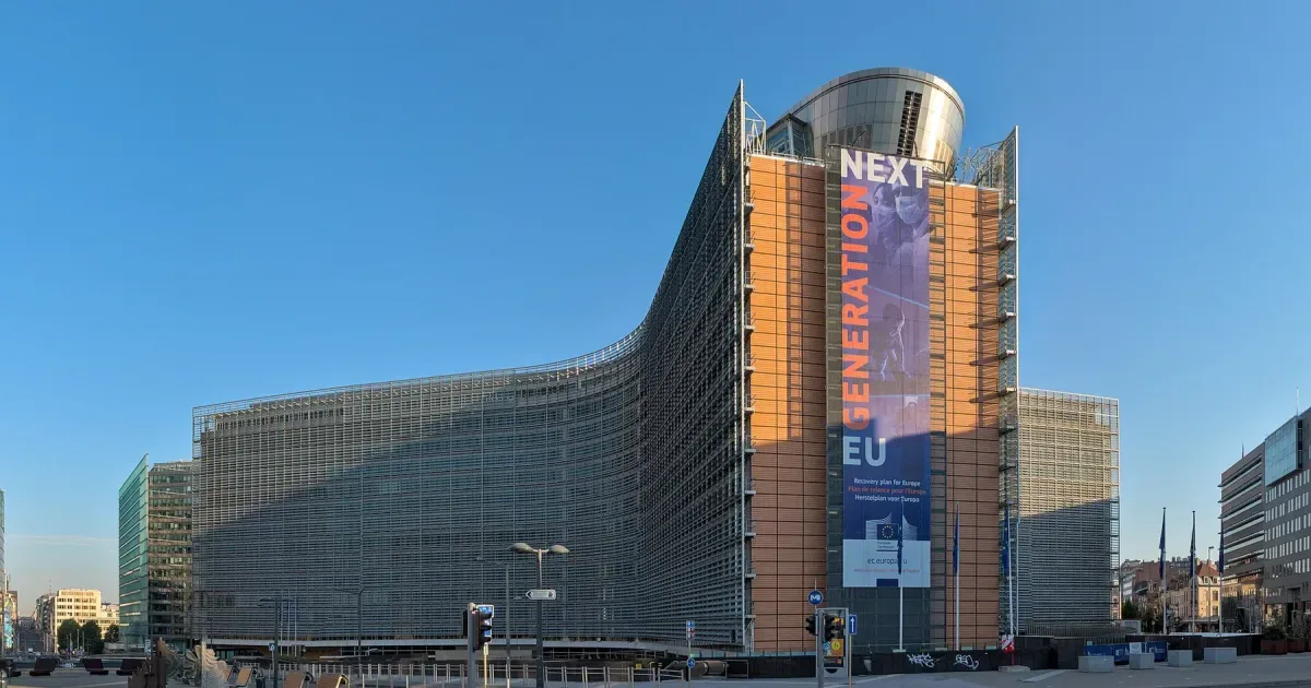 The Berlaymont building, seat of the European Commission in Brussels